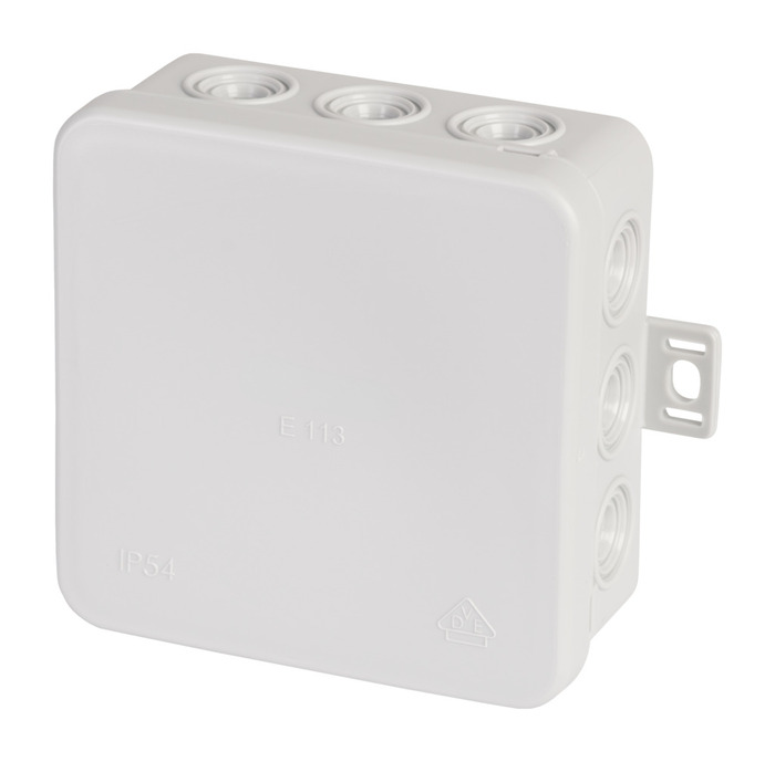 Koblingsboks 12 uttak grå - Elworks